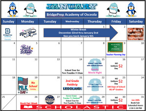   ✨January 2026 Activity Calendar ✨